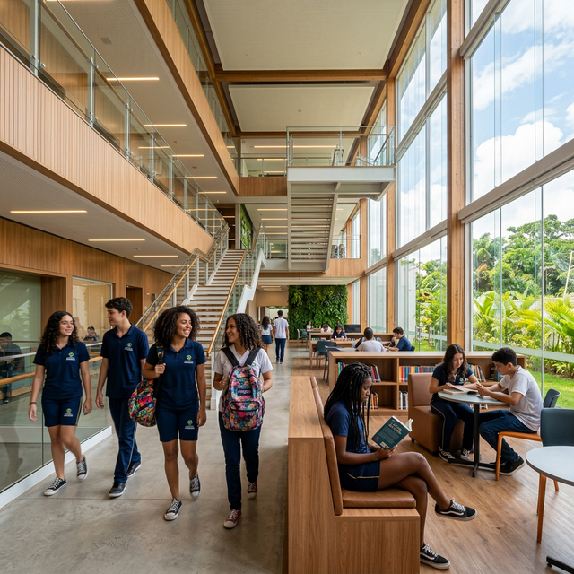 Interior da Escola CEFRG